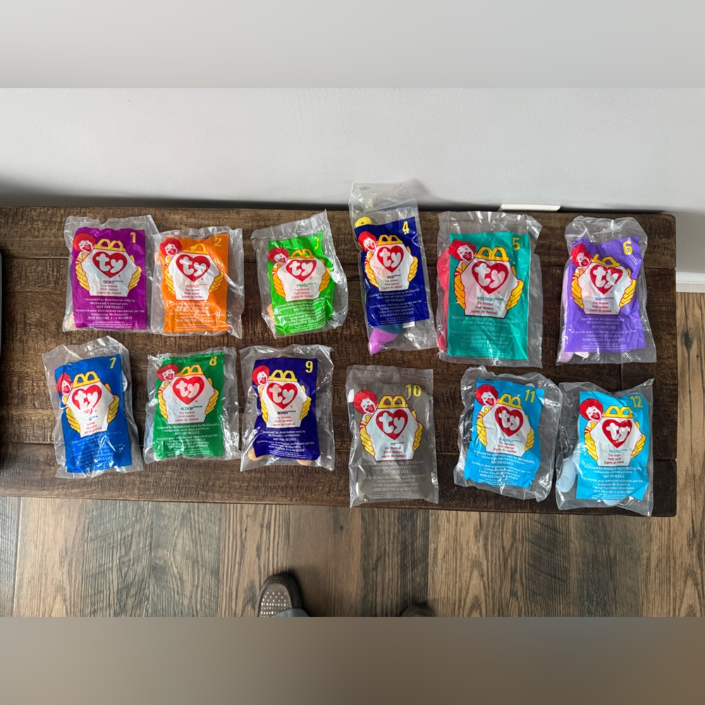 1998 McDonalds Ty Beanie Babies set of 12